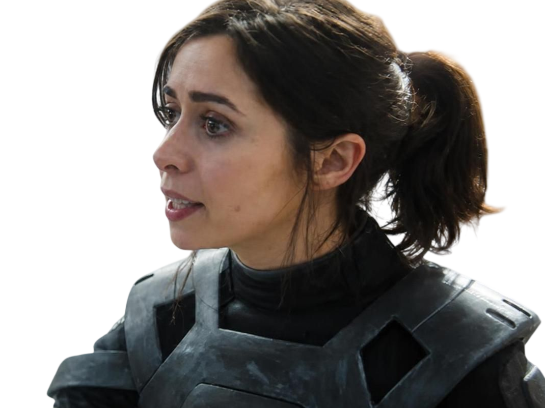 Sticker cristin milioti actrice femme brune grands yeux marron par Hapi_meal