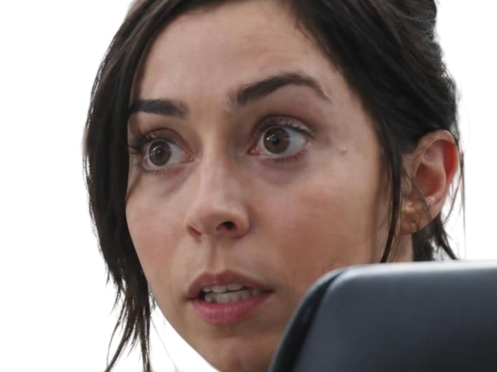 Sticker cristin milioti actrice femme brune grands yeux marron par Hapi_meal