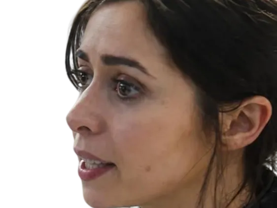 Sticker cristin milioti actrice femme brune grands yeux marron par Hapi_meal