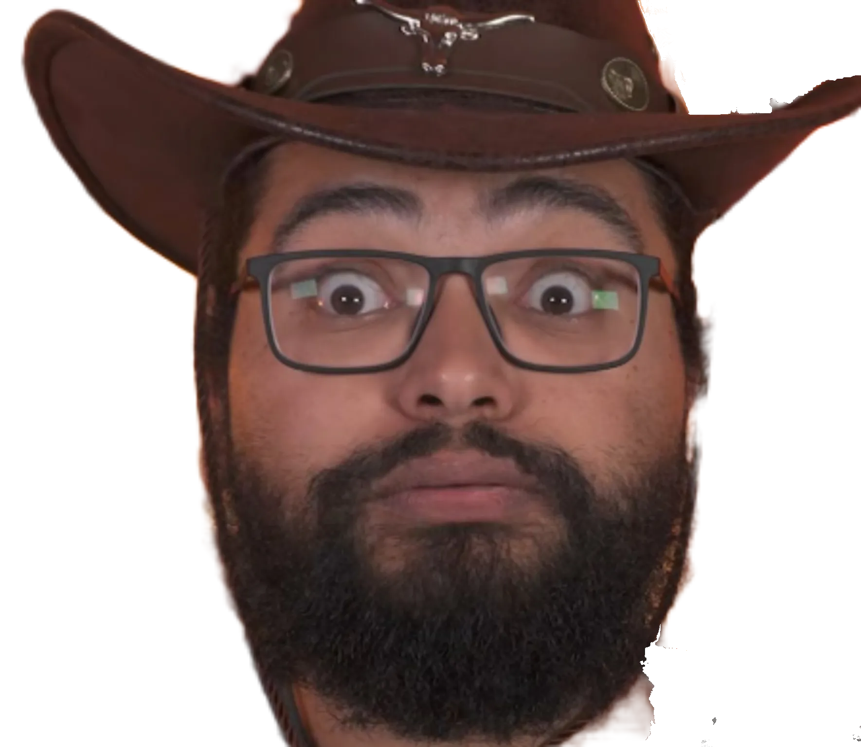 Sticker le chef otaku chapeau de cow b par Shakclash16