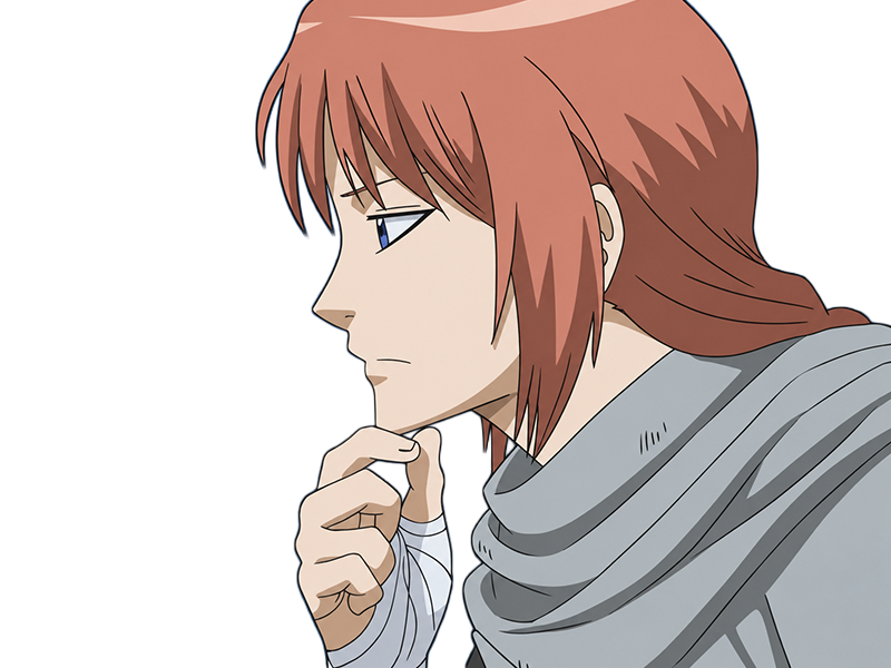 Sticker kamui yato gintama anime manga homme clan yato extraterrestre amanto roux yeux bleus par Dark-63