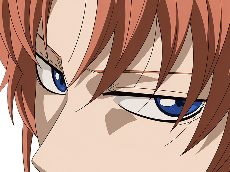 Sticker kamui yato gintama anime manga homme clan yato extraterrestre amanto roux yeux bleus par Dark-63