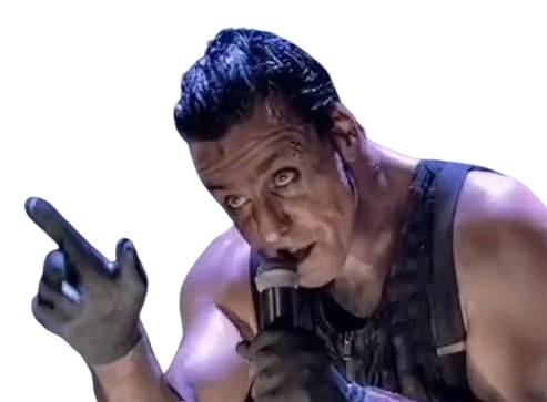 Sticker till lindemann rammstein allemand chanteur par HistoireDeBan