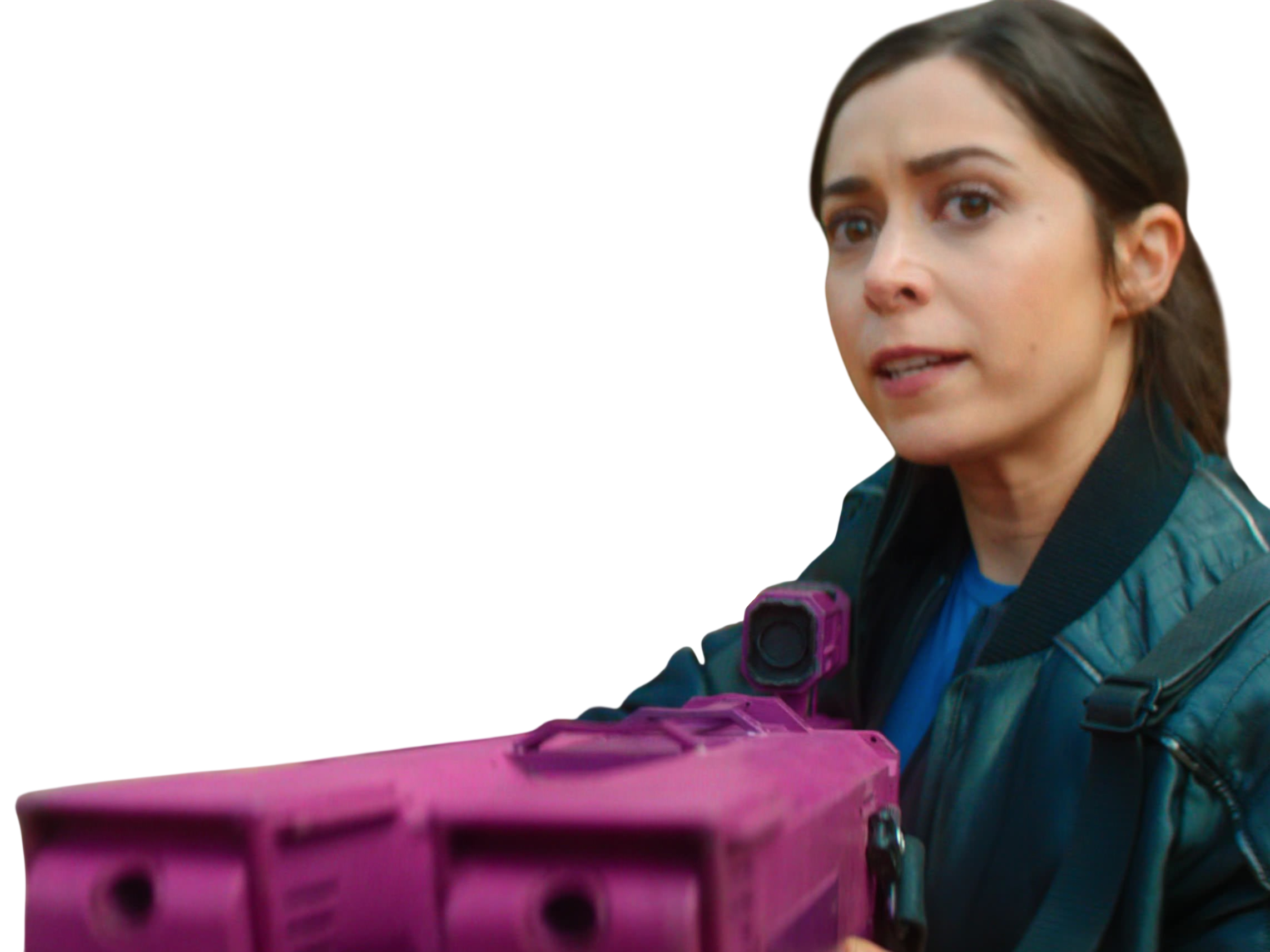 Sticker cristin milioti actrice femme brune grands yeux marron par Hapi_meal