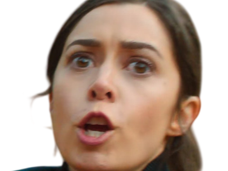 Sticker cristin milioti actrice femme brune grands yeux marron par Hapi_meal