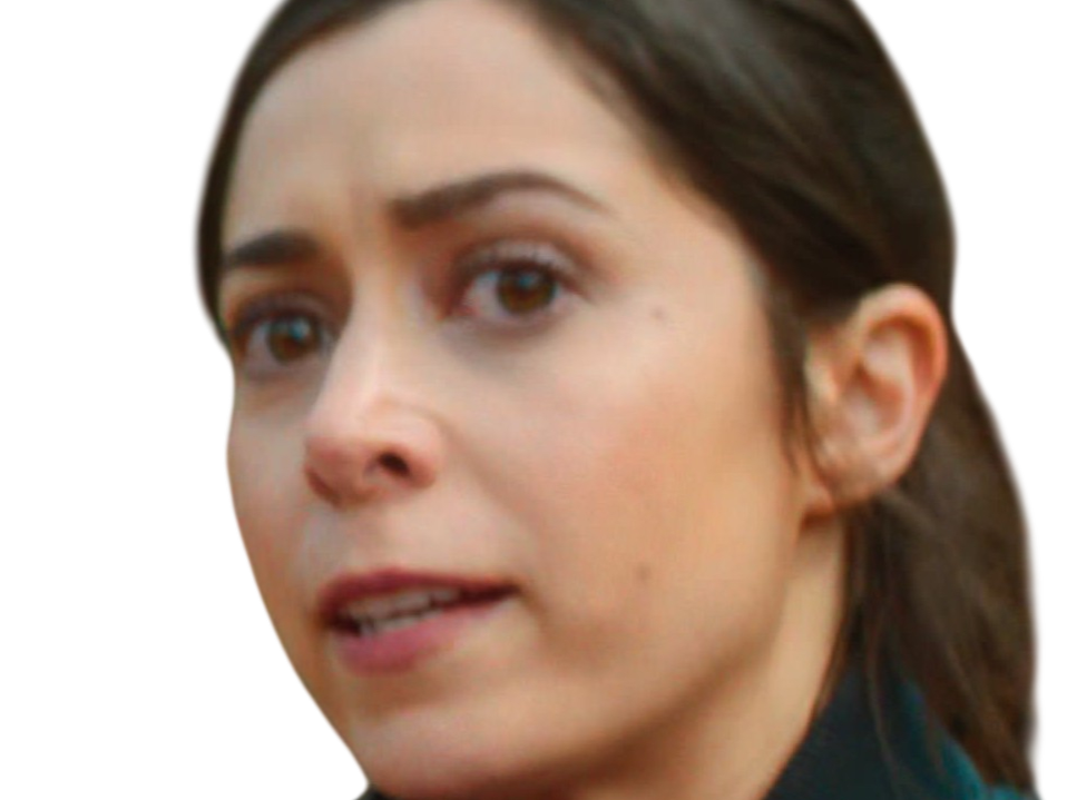 Sticker cristin milioti actrice femme brune grands yeux marron par Hapi_meal