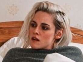 Sticker kristen stewart actrice americaine blonde yeux verts femme sans lunettes annees 2022 2020s par PubliusOvidius