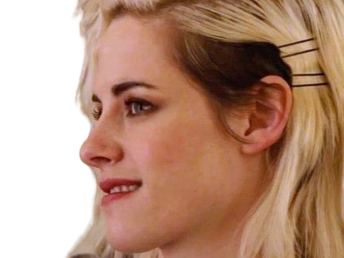 Sticker kristen stewart actrice americaine blonde yeux verts femme sans lunettes annees 2022 2020s par PubliusOvidius