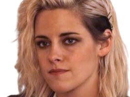 Sticker kristen stewart actrice americaine blonde yeux verts femme sans lunettes annees 2022 2020s par PubliusOvidius