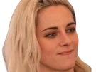 kristen stewart actrice americaine blonde yeux verts femme sans lunettes annees 2022 2020s