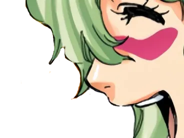 Sticker nelliel tu odelschwanck bleach cheveux vert yeux jaune masque arrancar fic bloop par Bl0op