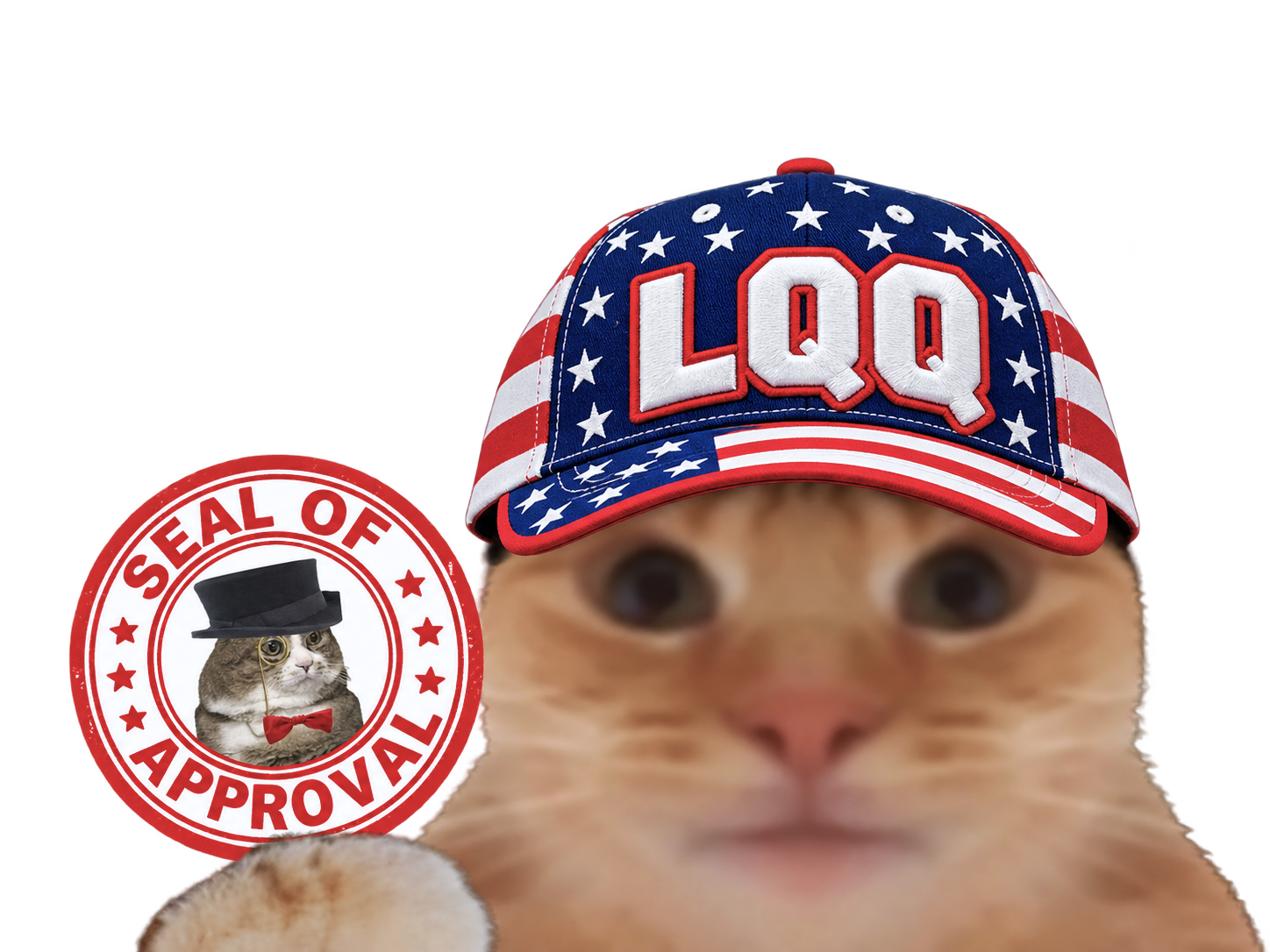 Sticker chat casquette bourse datacenter fiston laverited lqq usa magean amundi etf nasdaq 100 par Percevalois