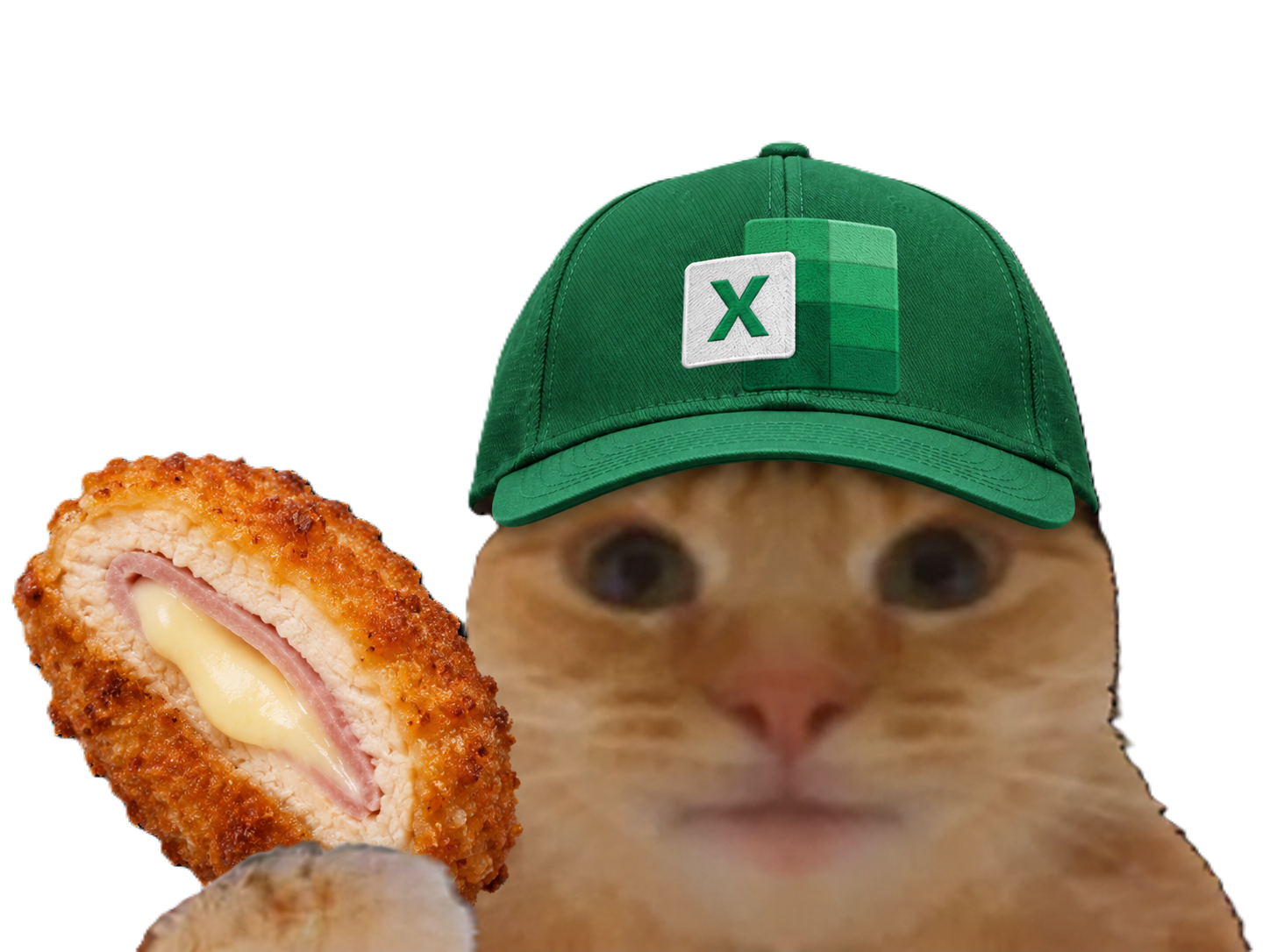 Sticker chat casquette bourse datacenter gouken gouken91 fiston laverited excel cordon bleu blue cordone par Percevalois