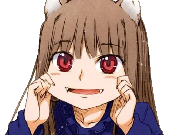 Sticker kikoojap spicewolf holo kj no background par Crytek