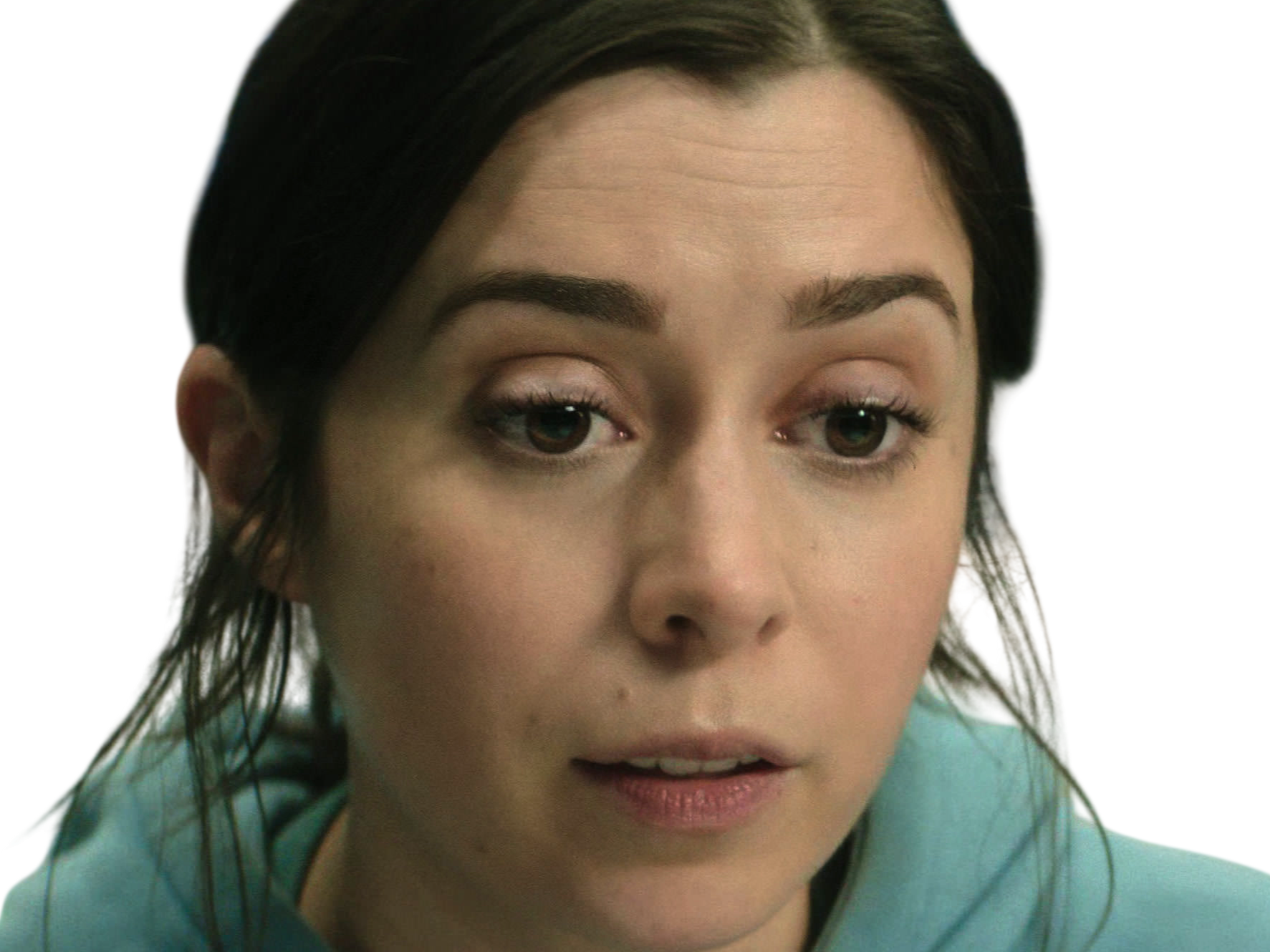 Sticker cristin milioti actrice femme brune grands yeux marron par Hapi_meal