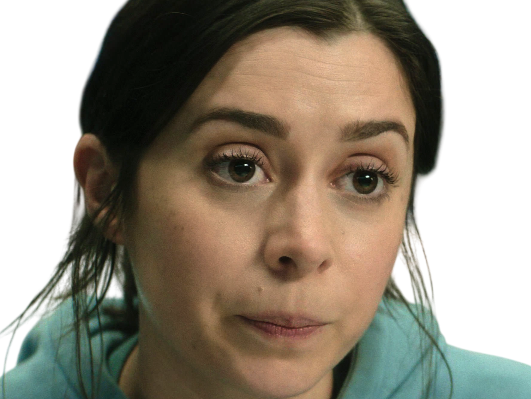 Sticker cristin milioti actrice femme brune grands yeux marron par Hapi_meal