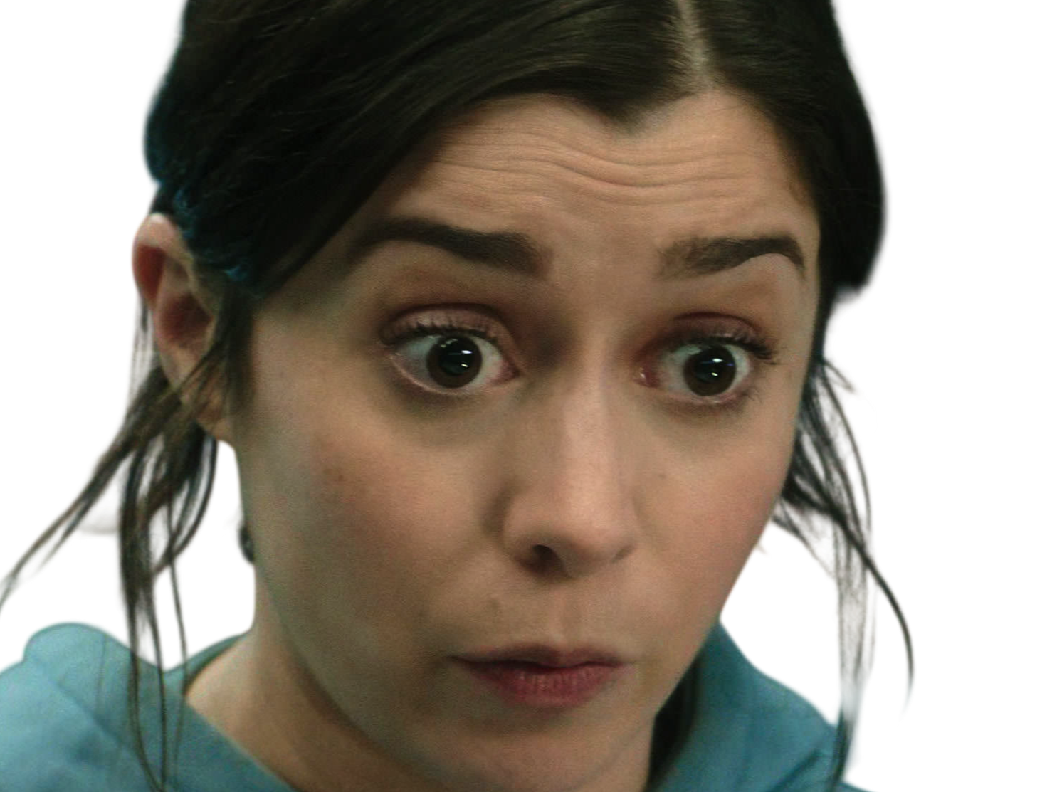 Sticker cristin milioti actrice femme brune grands yeux marron par Hapi_meal