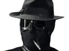 theboys blacknoir black noir ninja chapeau fumer badass style heros superheros costume cigarette fume fumee