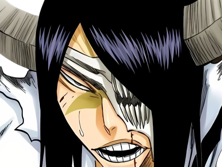 Sticker nnoitra gilga bleach cheveux noir masque trou arrancar fic bloop maldoror resurrection par Bl0op
