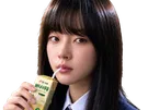 chae won bin actrice coreenne etudiante regard boisson drink mignonne cute