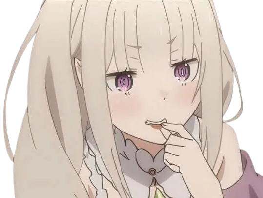 Sticker emilia re zero curieuse kikoojap backup par Crytek