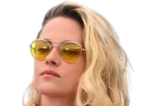 Sticker kristen stewart actrice americaine blonde yeux verts femme cannes lunettes annees 2022 2020s par PubliusOvidius