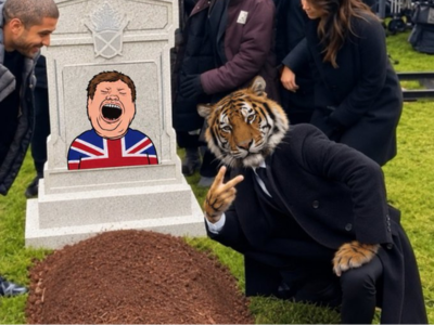 Sticker grant gustin oliver queen acteur arrow flash meme tombe anglais tigre zoo mort intrusion v par Manu_Macaron
