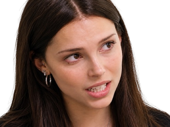 Sticker inde navarrette actrice belle maline surprise par Tromperie