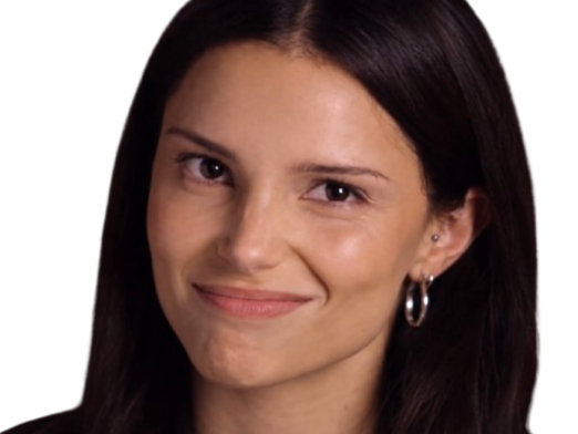 Sticker inde navarrette actrice belle grimace mignonne cute par Tromperie