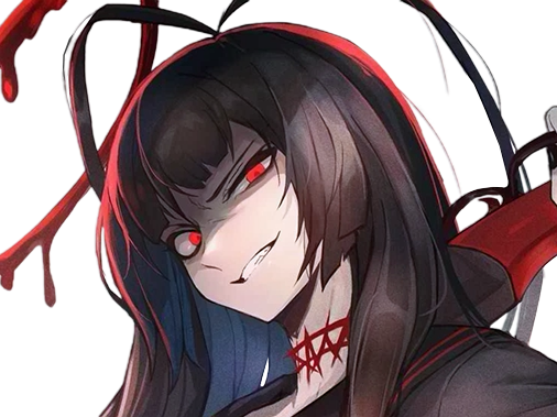 Sticker kensaki tsurugi bluearchive blue yandere tare par ArchReup