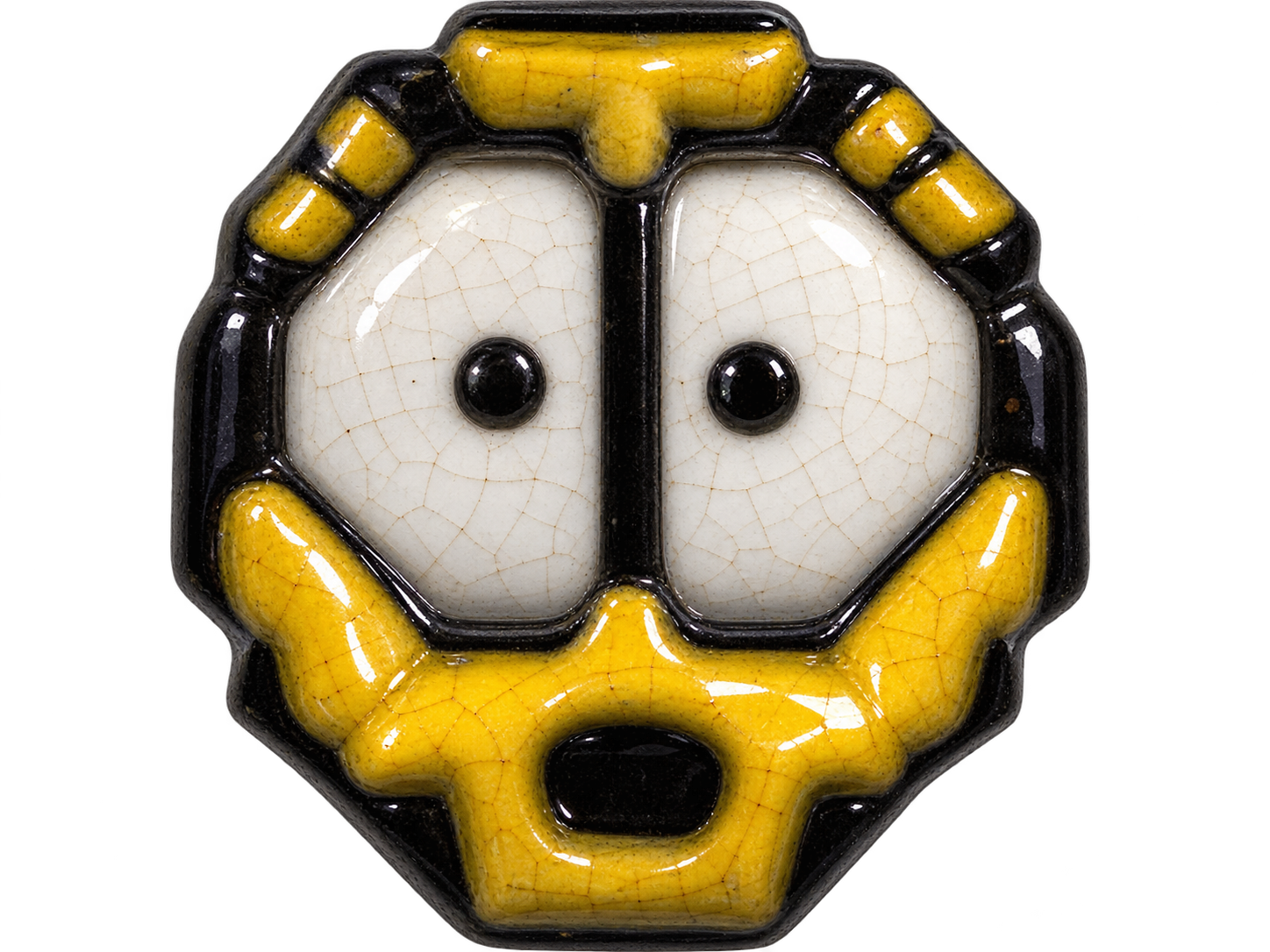 Sticker smiley ouch hd saumon choque choc brutal oufti cho chaud ouf par SaumonArcEnCiel