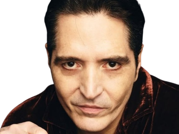 Sticker david dastmalchian acteur americain homme etrange bizarre cheveux noirs quadragenaire quarantaine par PubliusOvidius