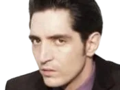 Sticker david dastmalchian acteur americain homme etrange bizarre cheveux noirs quadragenaire quarantaine par PubliusOvidius