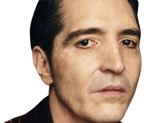 Sticker david dastmalchian acteur americain homme etrange bizarre cheveux noirs quadragenaire quarantaine par PubliusOvidius
