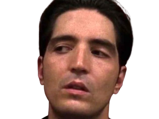 Sticker david dastmalchian acteur americain homme etrange bizarre cheveux noirs quadragenaire quarantaine par PubliusOvidius