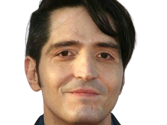 Sticker david dastmalchian acteur americain homme etrange bizarre cheveux noirs quadragenaire quarantaine par PubliusOvidius