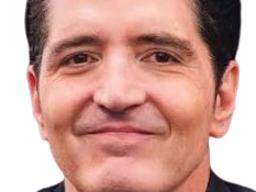 Sticker david dastmalchian acteur americain homme etrange bizarre cheveux noirs quadragenaire quarantaine par PubliusOvidius