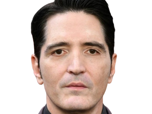 Sticker david dastmalchian acteur americain homme etrange bizarre cheveux noirs quadragenaire quarantaine par PubliusOvidius