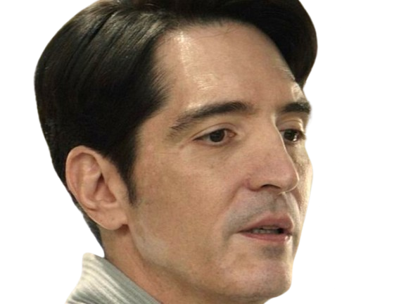 Sticker david dastmalchian acteur americain homme etrange bizarre cheveux noirs quadragenaire quarantaine par PubliusOvidius
