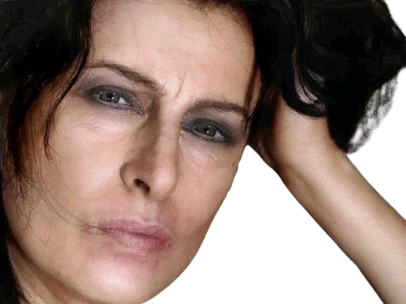 Sticker agna magnani italienne actrice femme cinema theatre brune vieille cinquantaine quinquagenaire par PubliusOvidius
