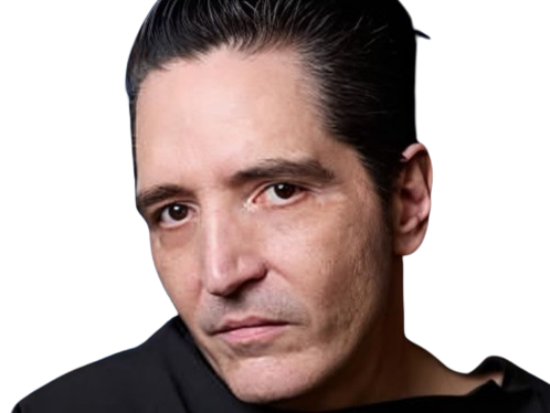Sticker david dastmalchian acteur americain homme etrange bizarre cheveux noirs quadragenaire quarantaine par PubliusOvidius