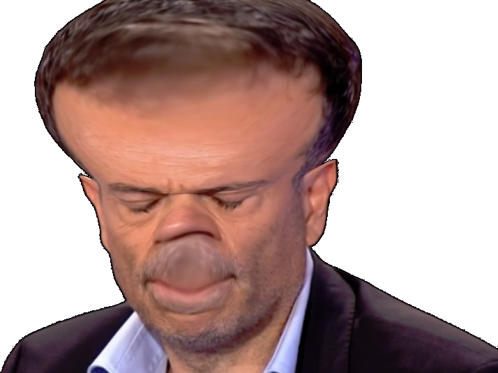 Sticker yann sm moix fou soumis pardon detraque sadomaso soumission maso sadomasochiste masochiste judaisme redemption transparent par OEO