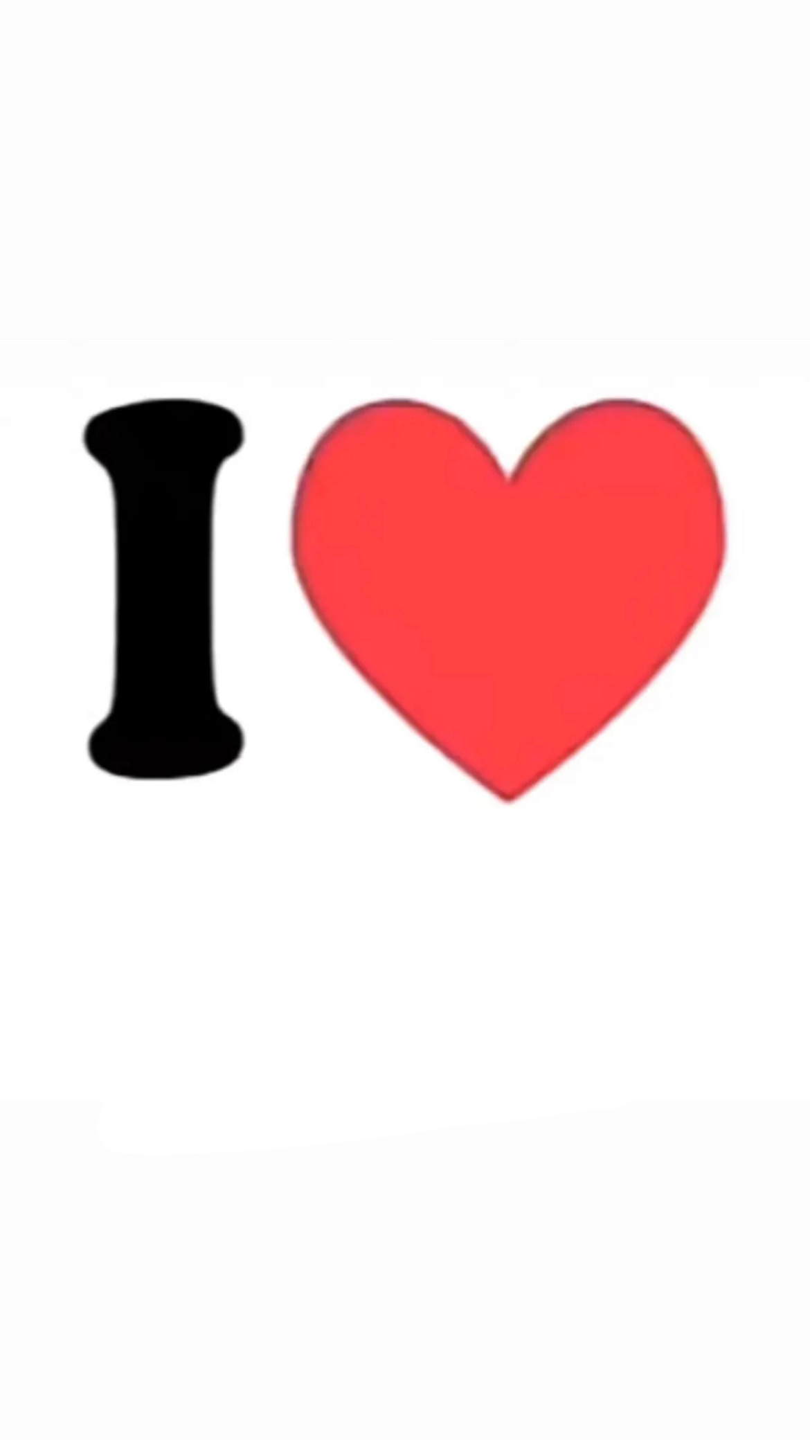 Sticker template meme i heart i love jaime coeur amour love texte blanc rouge aime moi j aime fan generique par risibot