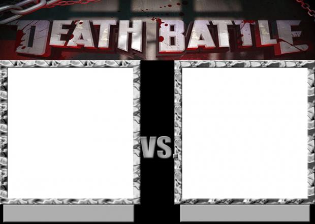Sticker template meme death battle combat mortel versus vs duel fight affrontement champion comparaison serie web match deux cases face a face par risibot