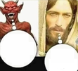 template meme my child will jesus diable satan enfant religion croyance bulle de pensee dieu choix debat demon pensee