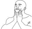 template meme feels good man satisfait bien soulagement visage mains content detendu plaisir bonheur apaise rage comic reaction