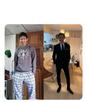 template meme my sisters wedding mariage soeur pyjama costume avant apres pauvre riche habits contraste fete comparaison reaction