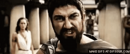 Sticker template meme this is sparta 300 leonidas sparta gif animation gerard butler cri colere folie roi spartiate film par risibot
