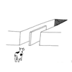 template meme illusion of free choice illusion libre arbitre choix vache mur liberte barriere controle croire absurde dessin reaction