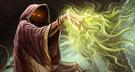 template meme i cast sorcier magie mage sort lance fantasy capuche jeu de role magic cartes jdr incantation